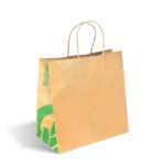 Large Twist Handle Kraft Paper Bags 300x170x305mm