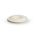 80mm Cold Paper BioCup Sugarcane Flat Lids