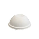 90mm Plant Fibre Dome Cold Paper BioCup Lid