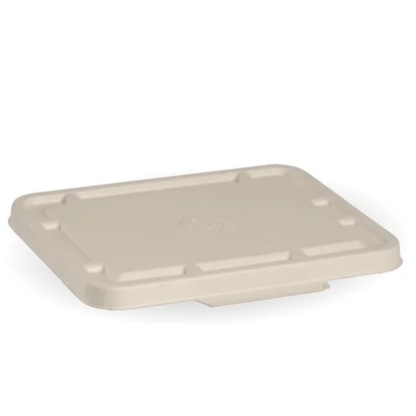 2 & 3-Compartment Natural BioCane Takeaway Lid