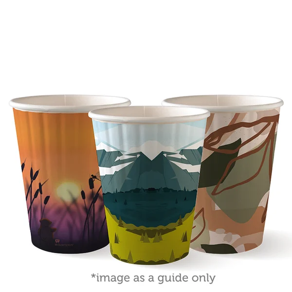 390ml / 12oz (90mm) Art Series Double Wall BioCup - EcoMake