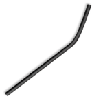 6mm Regular Bendy Black BioStraw