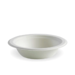 Biopak 390ml / 12oz White BioCane Bowl