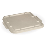 3, 4 & 5-Compartment Large Natural BioCane Takeaway Lid