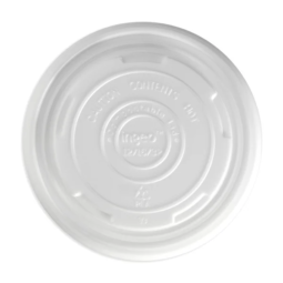 430-950ml / 12-32oz White BioBowl Lid