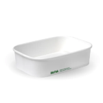 500ml White BioBoard Takeaway Base