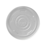 250ml / 8oz PLA White BioBowl Lid