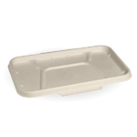 4-Compartment Natural BioCane Takeaway Base Lid