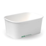 biopak 1,000ml White BioBoard Takeaway Base