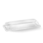 Long BioCane Sushi Tray PLA Lid-BioPak