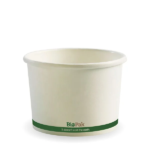 550ml / 16oz White BioBowl-BioPak