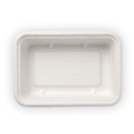 500ml White Biocane Takeaway Base BioPak