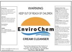 Envirochem CREAM CLEANSER Label